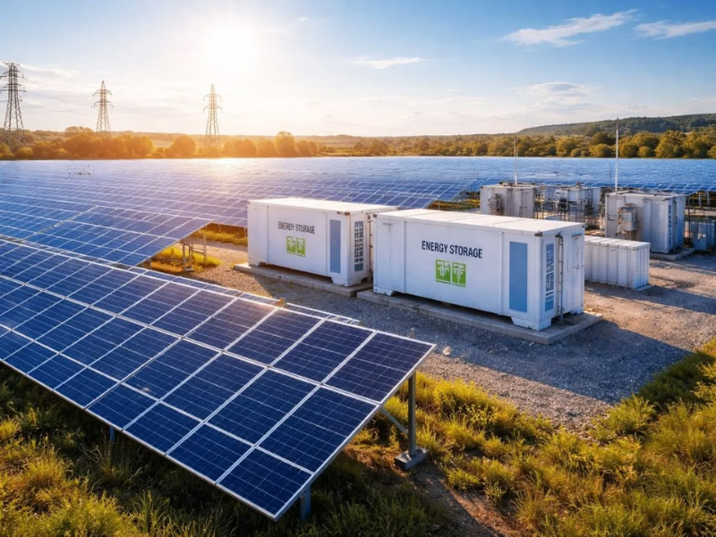 Đối với dự án, lưới điện nên dùng pin lưu trữ dạng container