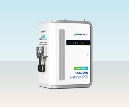 Tủ lưu trữ năng lượng lai ngoài trời 144kWh (Sạc PV, Diesel & EV)