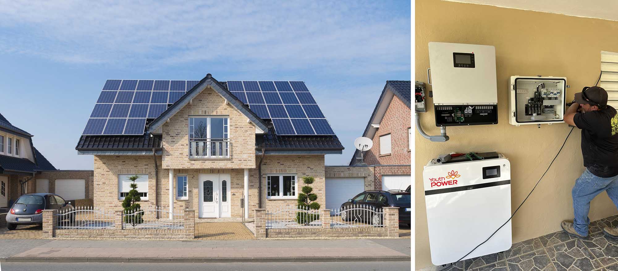 pin cho nhà dân dụng