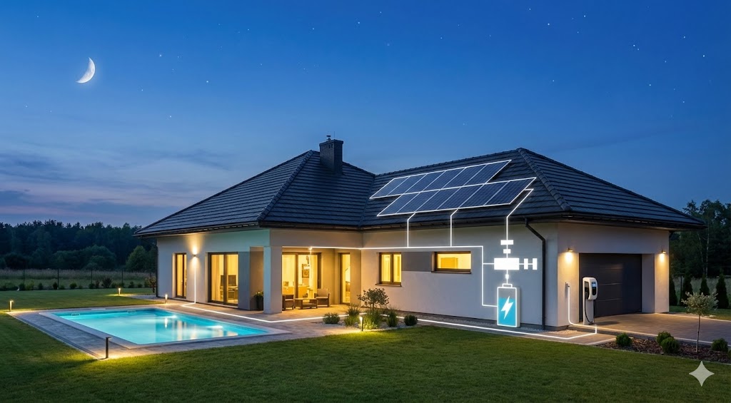 bess & pv solar cho biệt thự, nhà dân