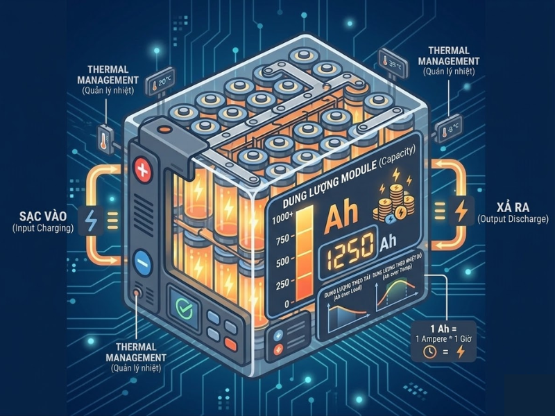 Ah thường được dùng trong thông số kỹ thuật chi tiết