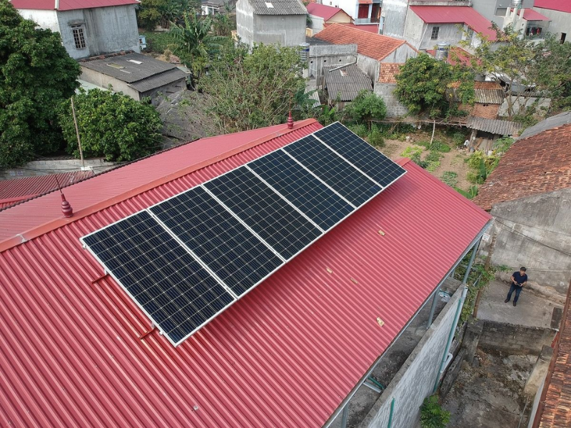 Đảm bảo khoảng cách thông gió cho tấm pin