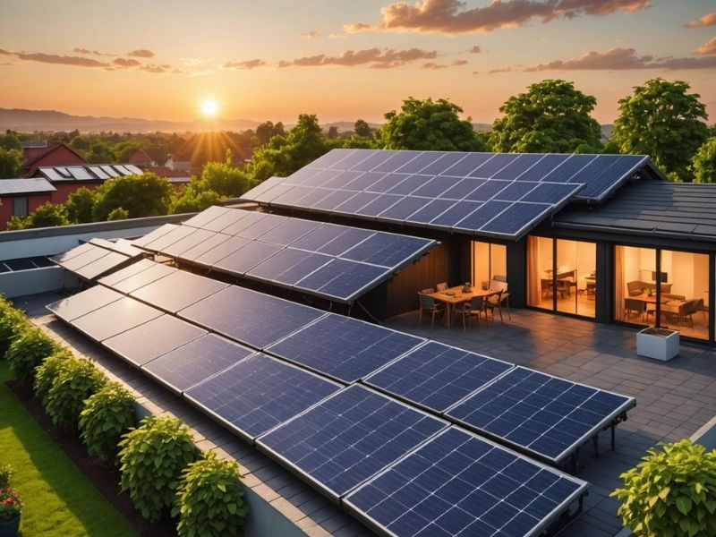 Lắp đặt điện mặt trời mái nhà miền bắc