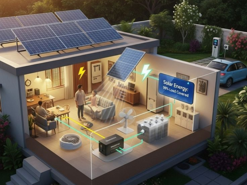 Hệ thống hòa lưới bám tải hiện đang trở thành xu hướng được nhiều gia đình và doanh nghiệp sử dụng