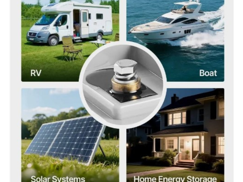 Ứng dụng cho nhà di động, xe caravan và thuyền