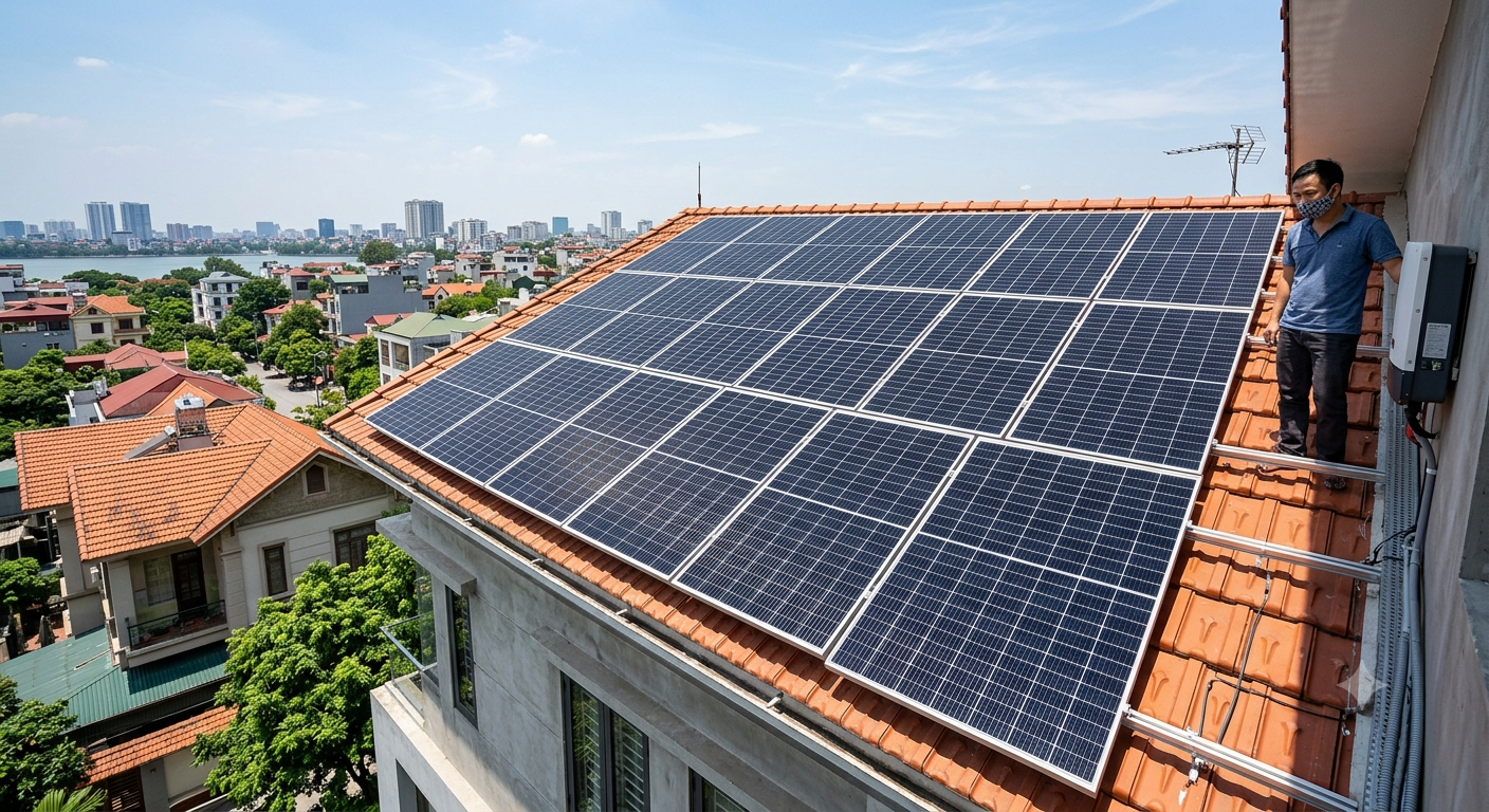 1kw cần bao nhiêu tấm pin năng lượng mặt trời