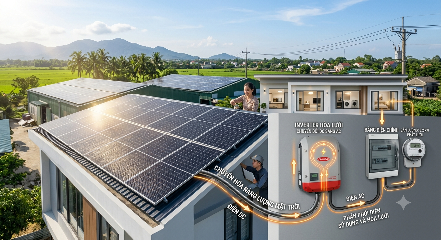 chuyển hóa pin năng lượng mặt trời