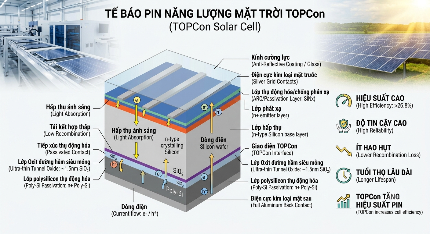pin năng lượng mặt trời hiệu suất cao