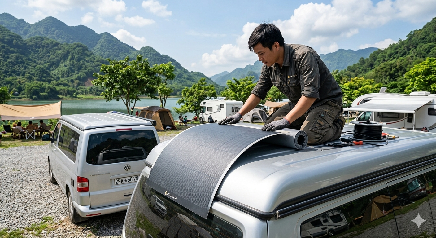 tấm pin mặt trời dẻo