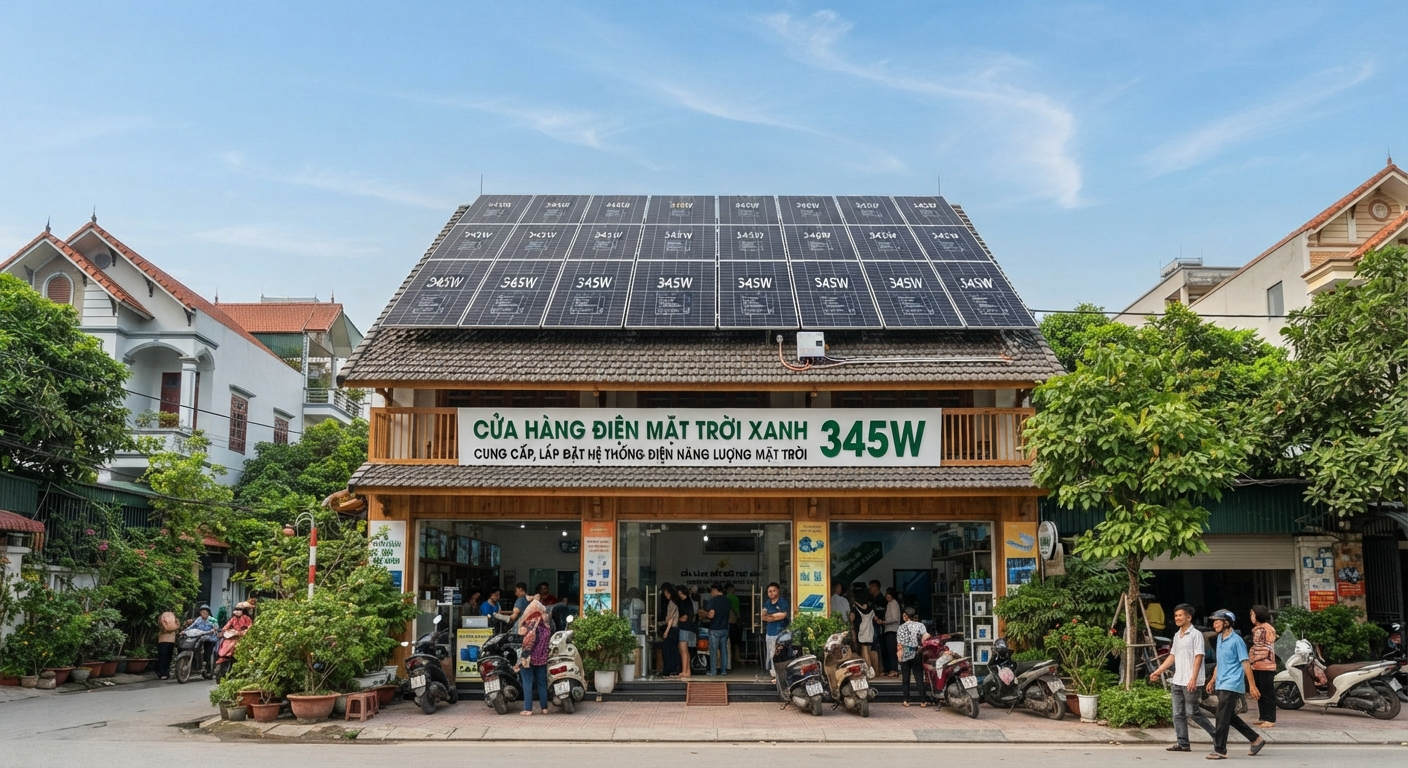 pin năng lượng mặt trời 345W