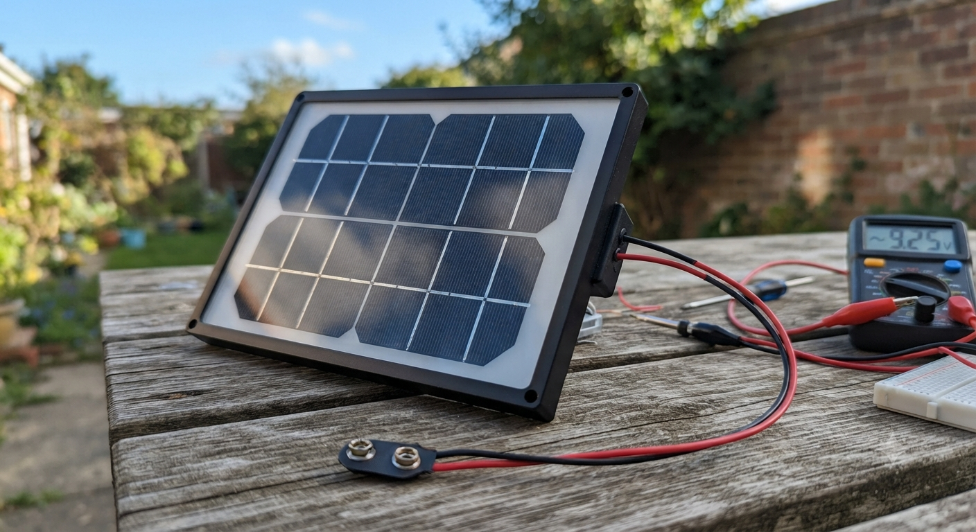 pin năng lượng mặt trời 9v